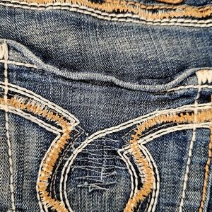 Big Star Blue Jeans with Orange Stitching